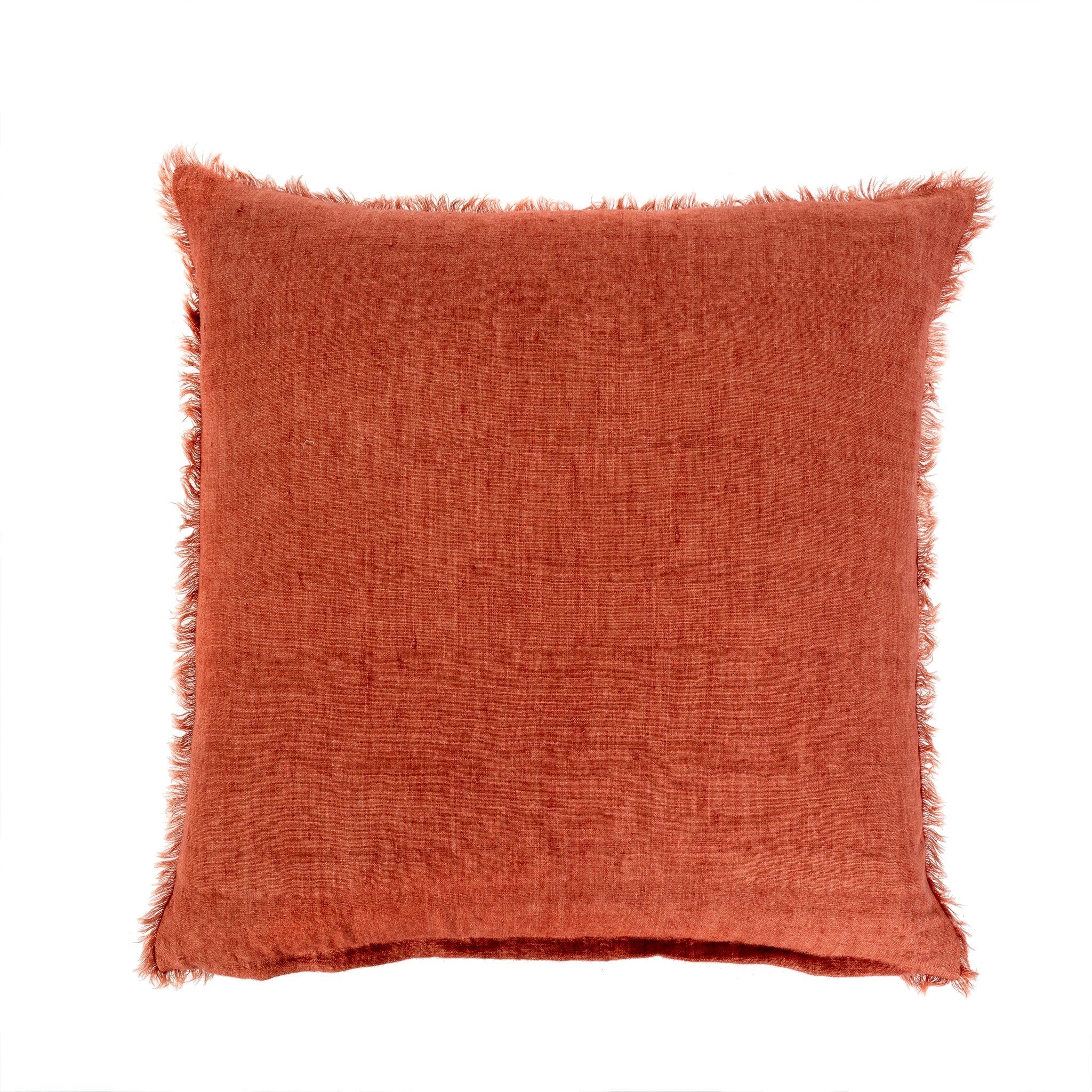 Lina Linen Pillow | Rust